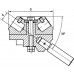Оправка шестипозиционная для крепления патронов сверлильных, головок резьбонарезных и центра тип 1380 F3-25-MS3